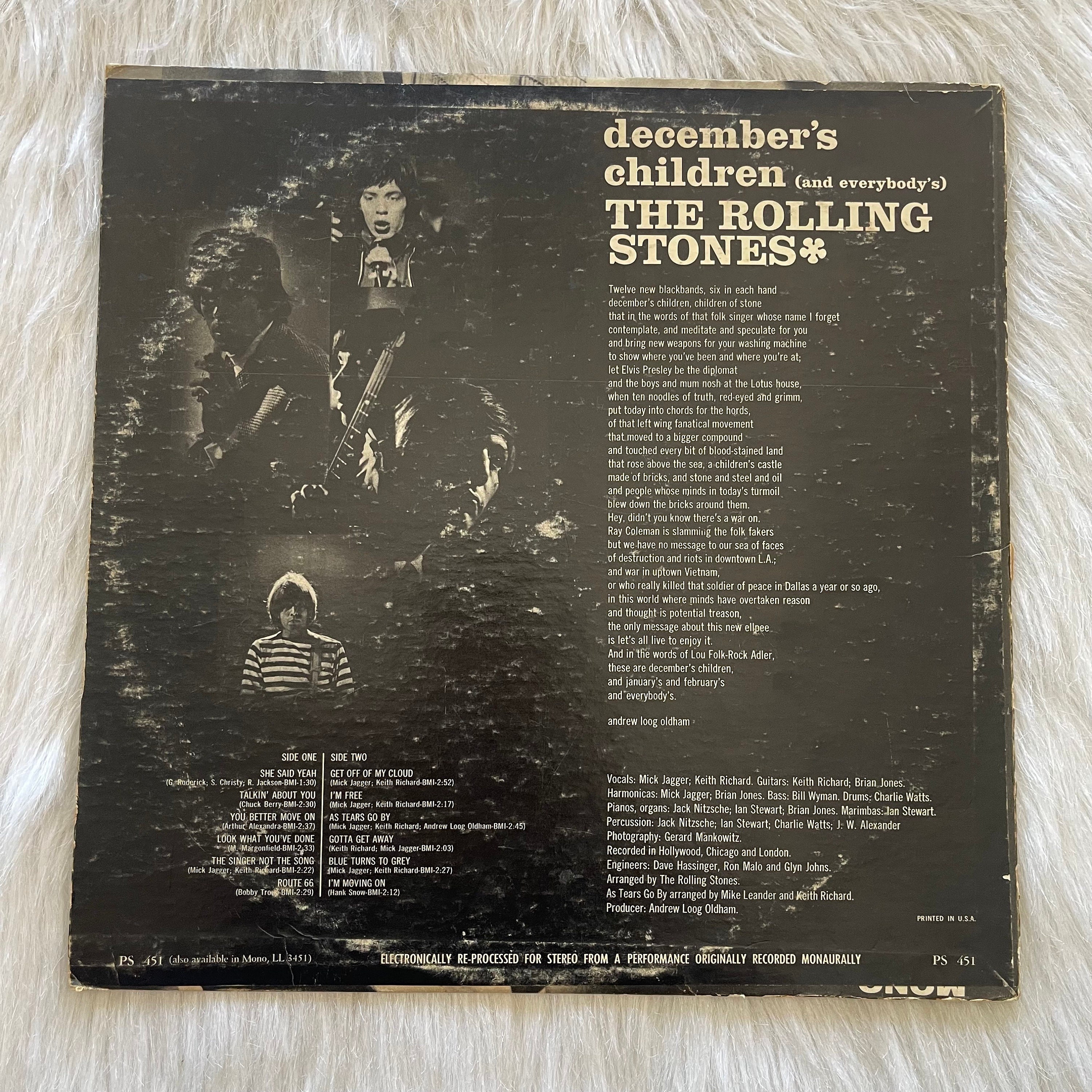 ローリング・ストーンズ ザ・ディセンバーズ・チルドレン（アンド