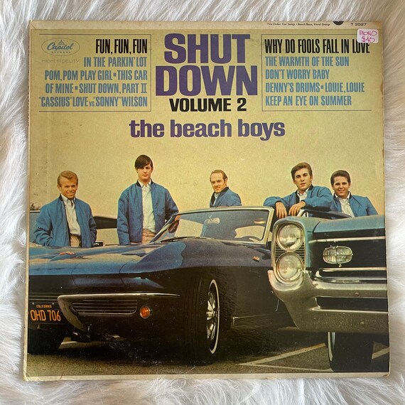 Beach Boys-shut Down Volume 2 MONO - Etsy