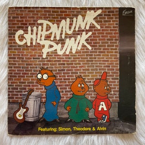 Chipmonk Punk Children Record LP XLP-6008 Excelsior Records