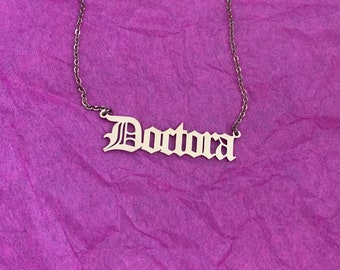 Doctora Rose Gold necklace - LIMITED !!!