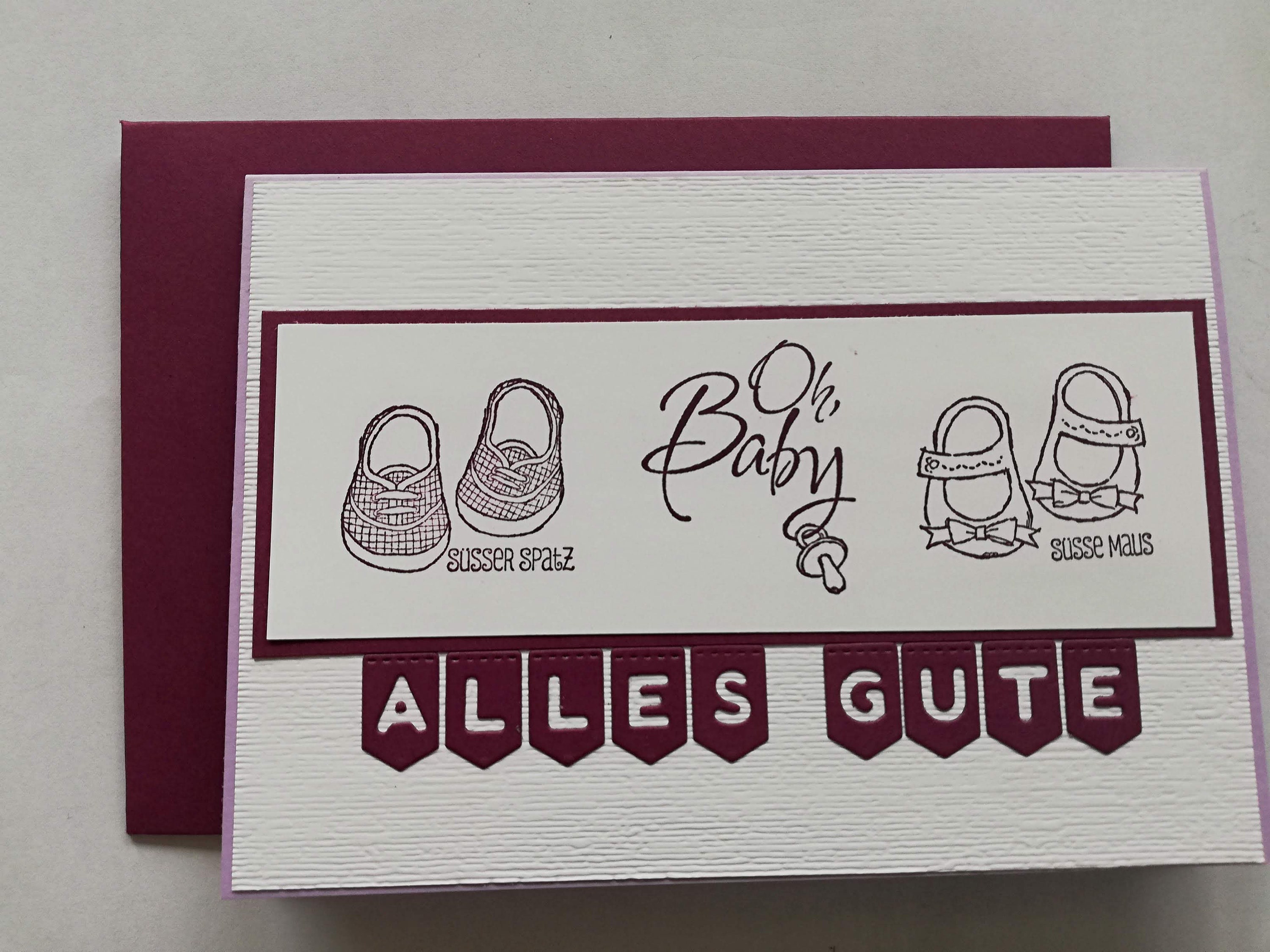Karte zum Abschied in die Elternzeit Etsy.de