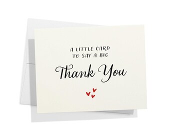 Thank You Cards - Set of 12 Elegant Blank Cards with Envelopes | Eco-Friendly