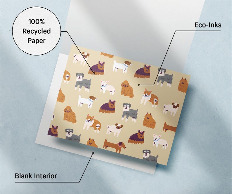 Dog Greeting Cards: Watercolor Dog Breed Art Set of 12 image 6