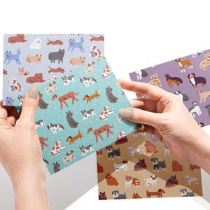 Dog Greeting Cards: Watercolor Dog Breed Art Set of 12 image 2