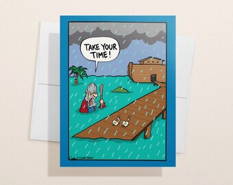 Noahs Ark Funny Christian Greeting Card Religious - Etsy Noahs Ark Funny Christian Greeting Card Religious - Etsy