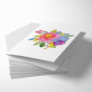 Blank White Cards and Envelopes, Printable, Perfect for Arts and Crafts, DIY 12 or 24 Eco-Friendly Note Cards image 6