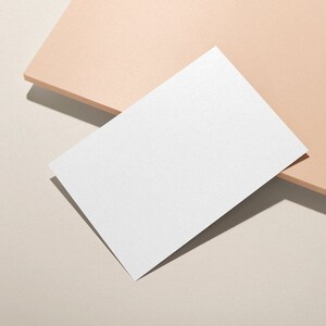 Blank White Cards and Envelopes, Printable, Perfect for Arts and Crafts, DIY 12 or 24 Eco-Friendly Note Cards image 4