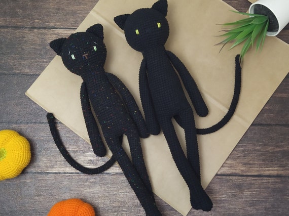 halloween cat plush