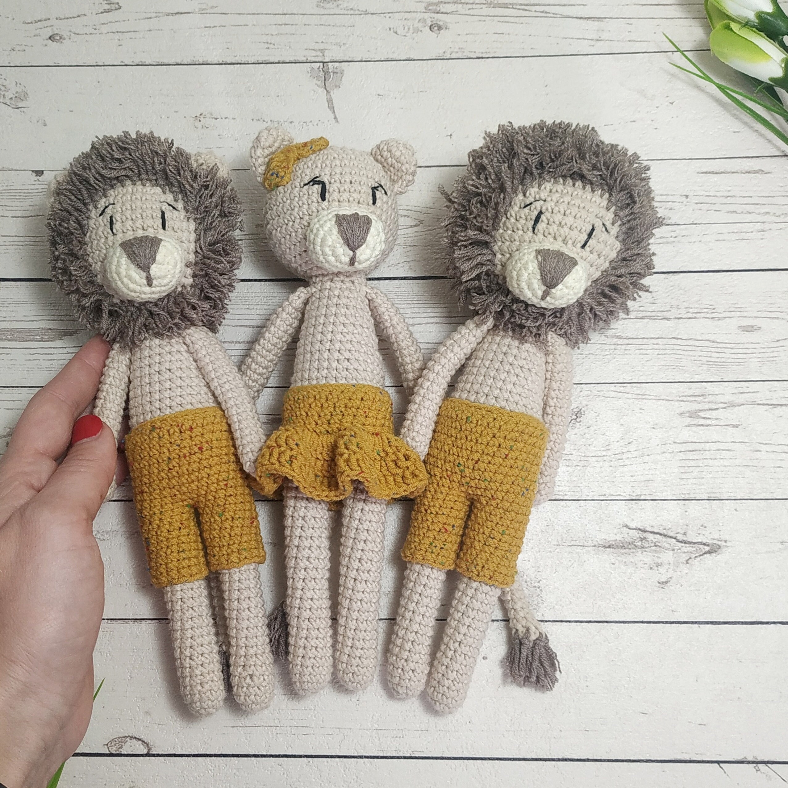 Lion King amigurumi PATTERN stuffed animals for woodland baby | Etsy