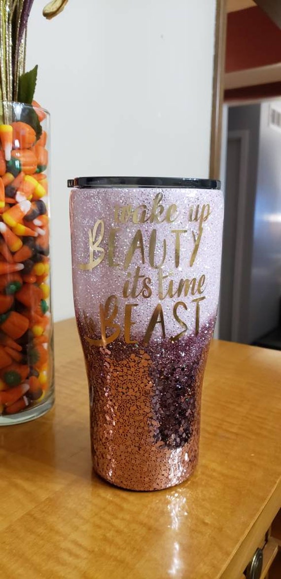 beauty and the beast tumbler