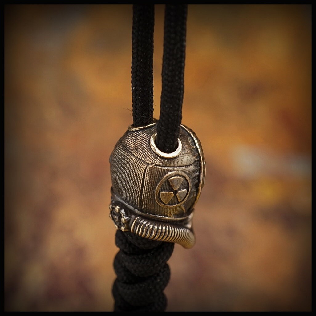 Paracord bead STALKER1 knife beadlanyard beadEDC Etsy