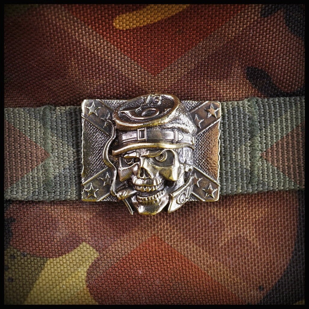 Molle clip ScullBrass clip for the MOLLE Etsy