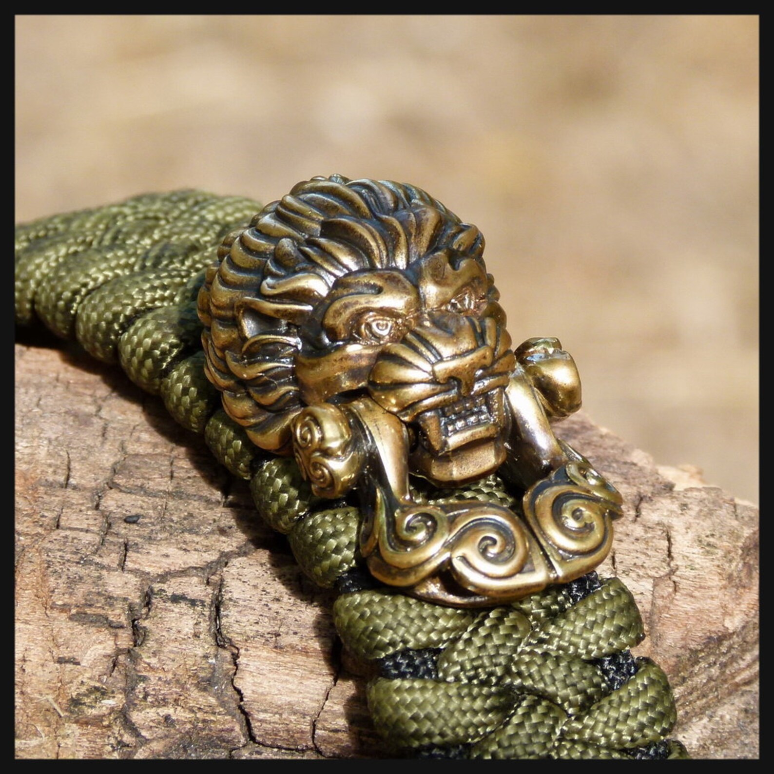 Bracelet clasp Lion jewellery findingsparacord Etsy
