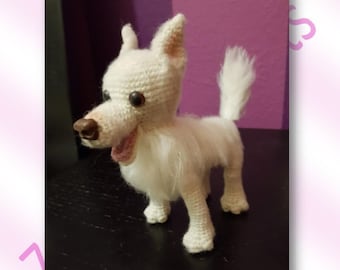 White Shepherd Husky mix dog pattern