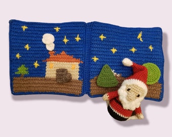 Santa is in Town - Quiet Activity Book for toddlers - Crochet PATTERN only!!!