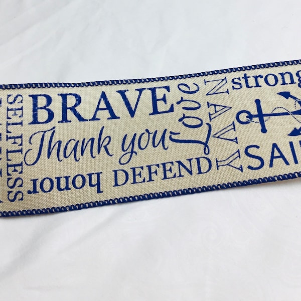 Navy Ribbon