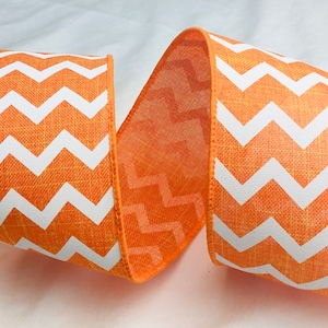 Orange canvas Chevron