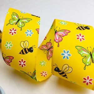 Yellow Butterflies and Bees