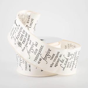 Wstążka do modlitwy Pańskiej biała