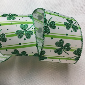 Shamrocks stripes and dots