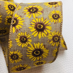Beige Fall Sunflowers