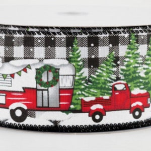 Buffalo plaid Holiday Camper
