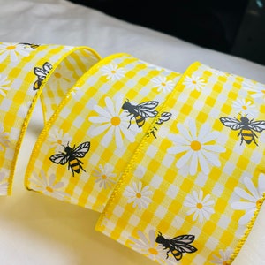 Gänseblümchen und Bienen Vichykaro