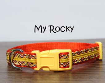 yellow goyard dog collar