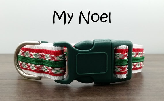 Etsy christmas dog collars cheap