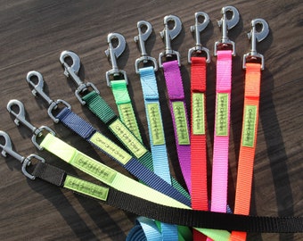 3/4” Wide Clearance Leashes - High Quality - 5 Foot And 6 Foot Lengths - 8 Colors - Limited Quantity - Dog Mom Gift