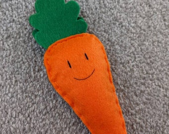 Charity carrot cat toy