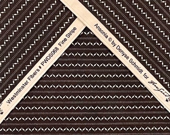 Ansonia by Denyse Schmidt for Free Spirit Fabrics, Pattern PWDS068 Fine Stripe in Onyx