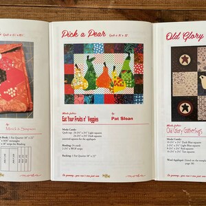 Moda booklet with 18 sewing DIY quilting projects image 5