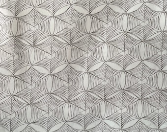 Parson Gray Curious Nature, Pattern - Spider Web, SAPG002-BONE, 100% Cotton, Sateen Home Dec Fabric