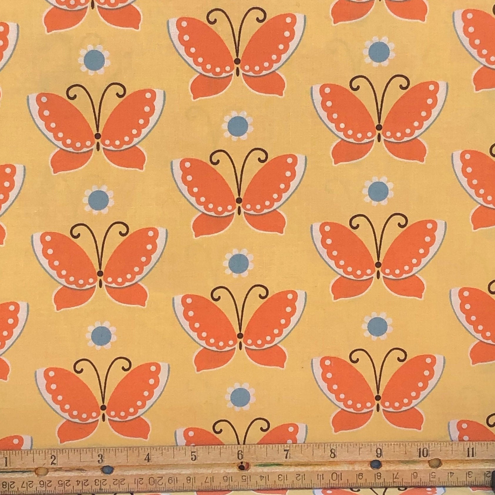 Momo For Moda Fabrics Freebird Collection Butterflies In Etsy