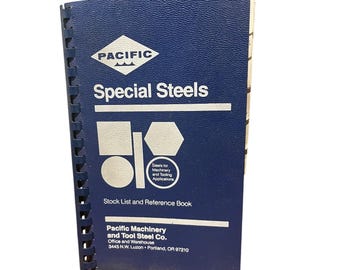 Vintage publication special steel steels pacific machinery tool steel co 1981