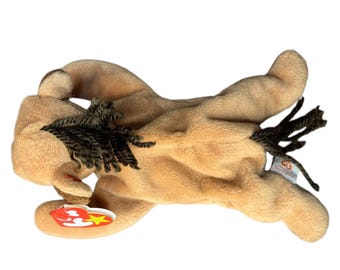 Ty beanie baby - derby the horse (with star & furry mane) (8 inch) - mwmts