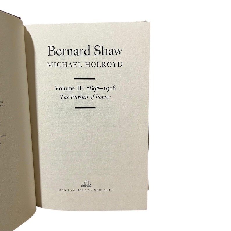 Bernard Shaw, vol. 2: 1898-1918: het streven naar macht door Michael Holroyd afbeelding 5