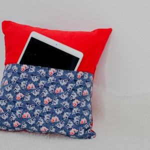 Japanese inspired, reading, book, ipad, tablet cushion, keep sake for young and old alike