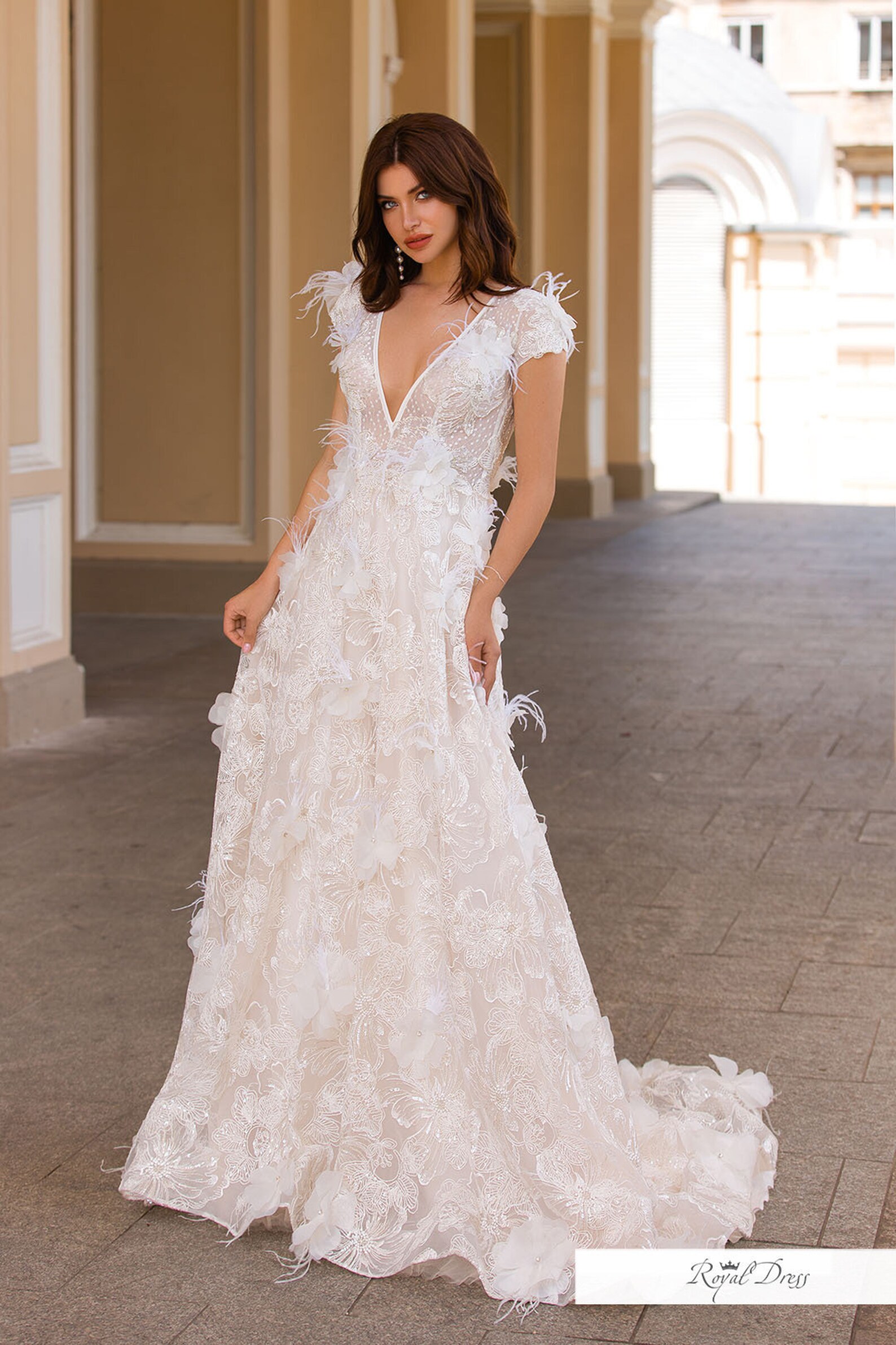 Wedding Dress 'kristen'/ Bridal Gown Wedding Dress Etsy