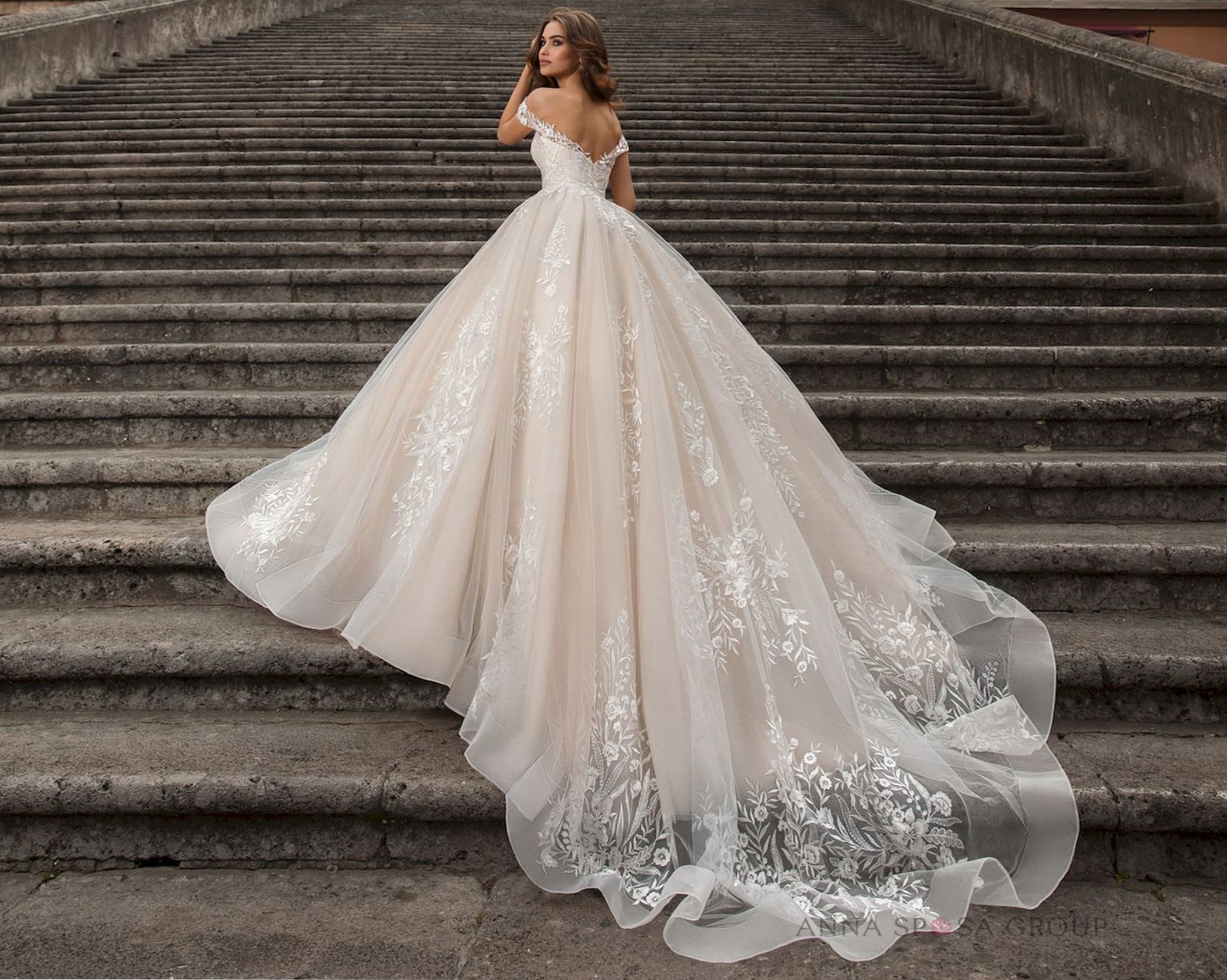 diamond cinderella wedding dresses