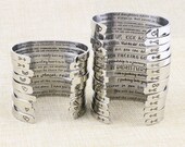 Joycuff Inspirational Bracelet Mantra Encouragement Gifts for Daughter Confidence Stamped Secret Message Jewelry Quote Friend Cuff Bangle