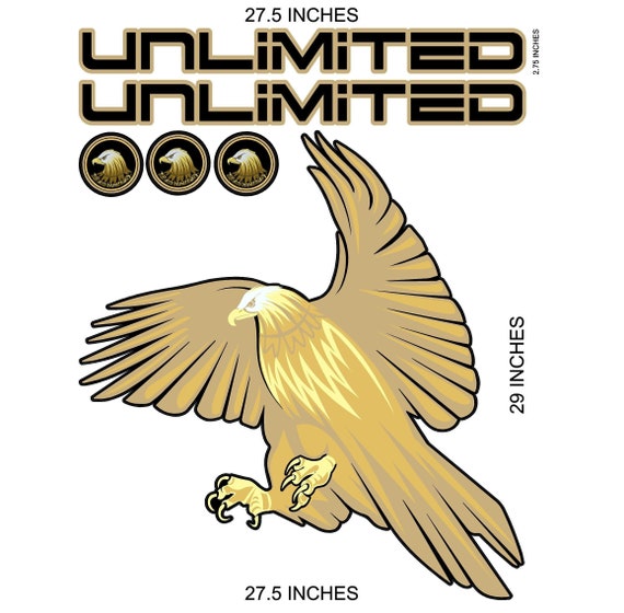 Buy Golden Eagle 75TH ANNIVERSARY Vinyl Decal Sticker Calcomania