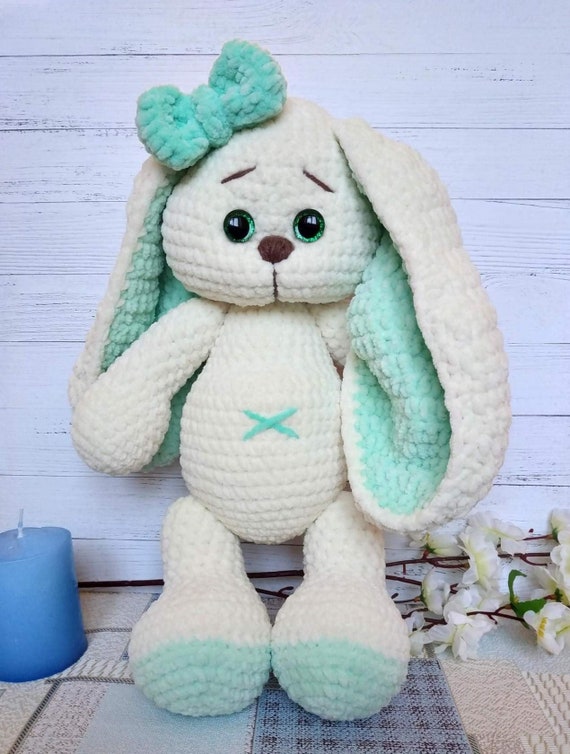 big bunny stuffed animal
