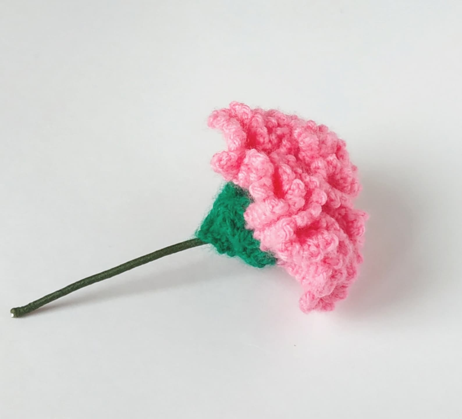 Crochet Pattern Carnation Crochet Flower pin PDF Tutorial Etsy
