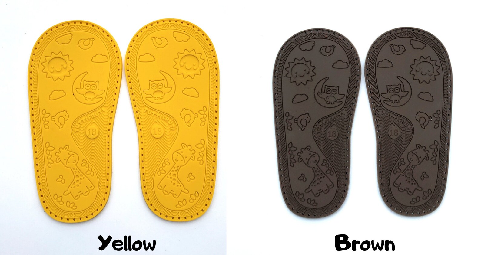 Soles for Crochet Baby Shoes. EVA Rubber Sole for DIY Booties. Etsy UK