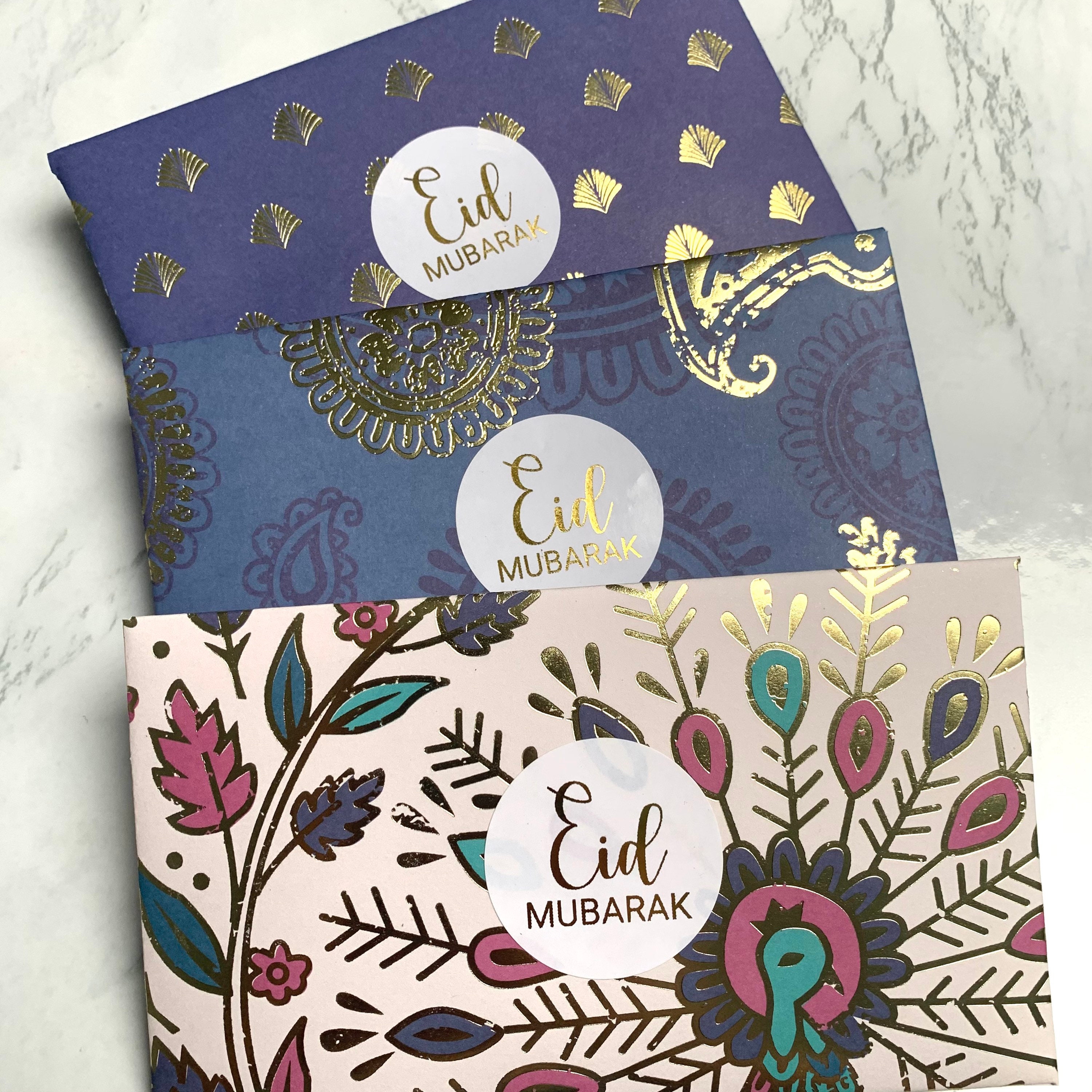 6 Eid Money Envelopes Mixed design Small and Large Etsy