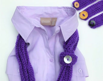 East Carolina Pirates All Over Logo Purple Infinity Scarf
