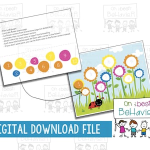 Reward Chart Kids Behavior Toddler Token Board incentive Autism Digital Download Instant Printable daily responsibility girl Potty Training