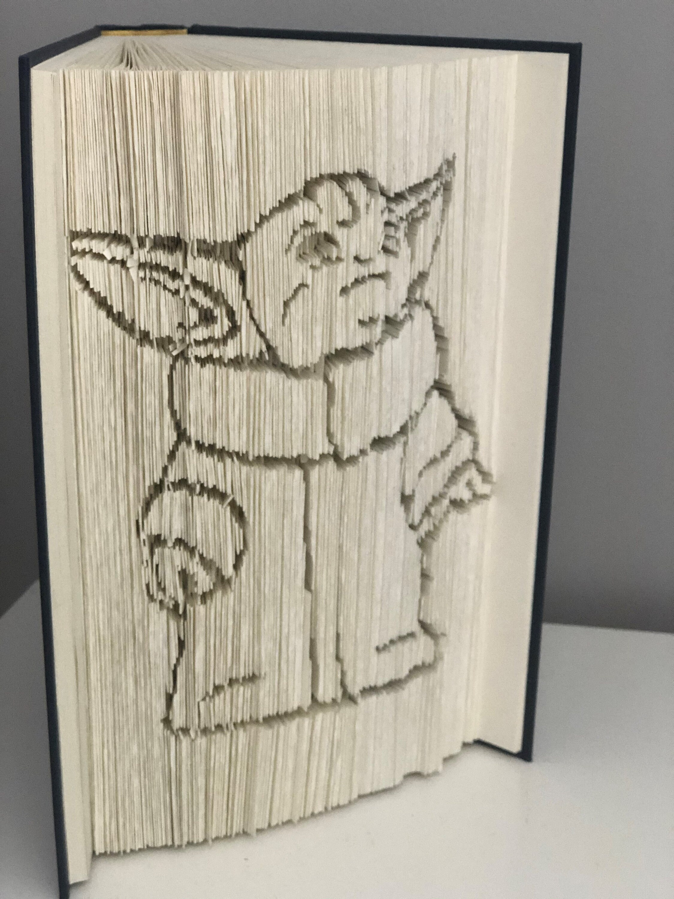 Baby Yoda Book Folding Pattern Etsy